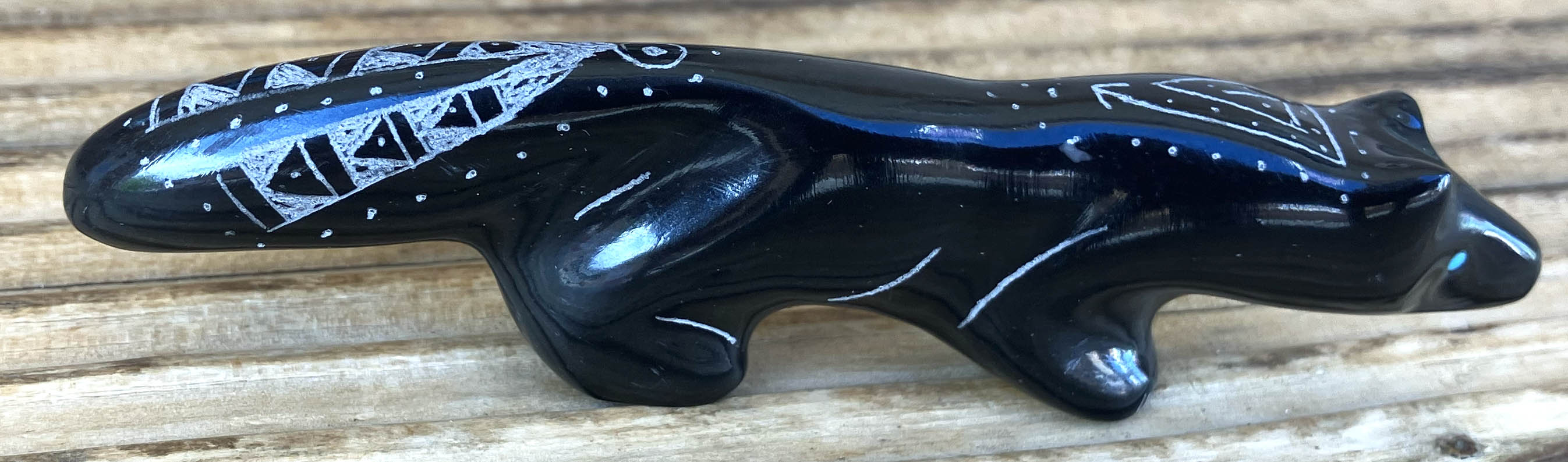 Garrick Acque | Zuni Wolf Fetish | Penfield Gallery of Indian Arts | Albuquerque, New Mexico